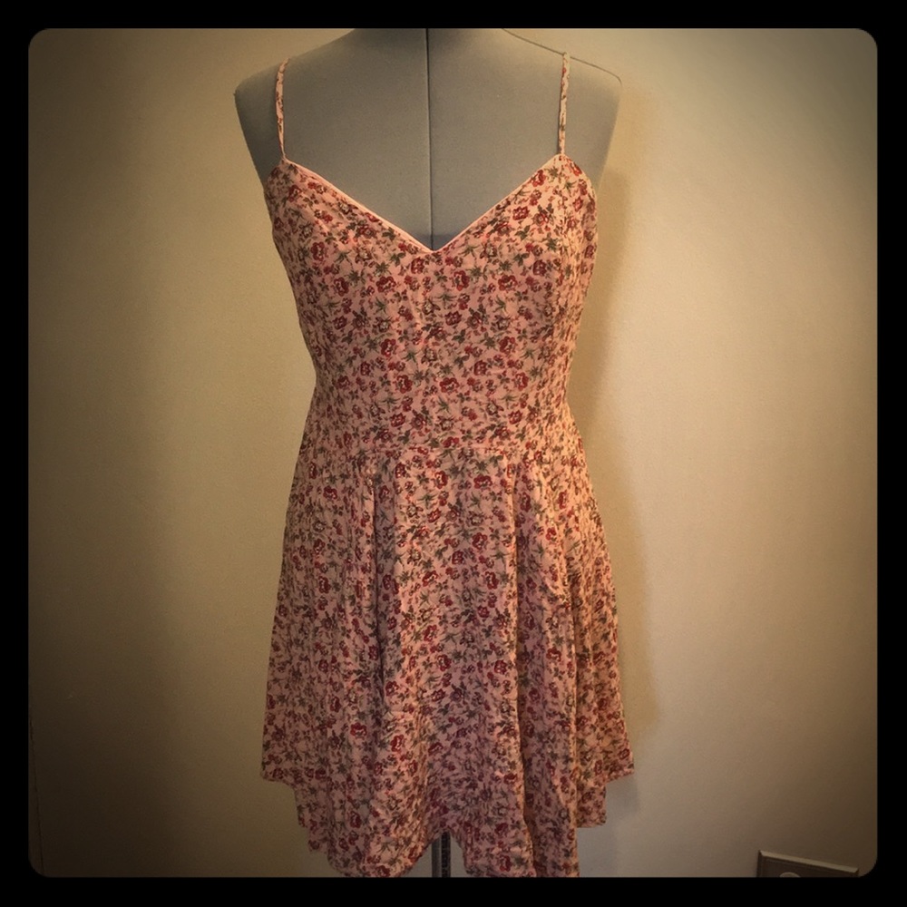 Pink Floral Dress